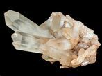 Tangerine Quartz Crystal Cluster - Madagascar #38949-4